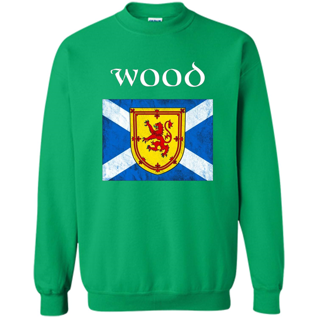 Scottish Clan Wood T-shirt Irish Green