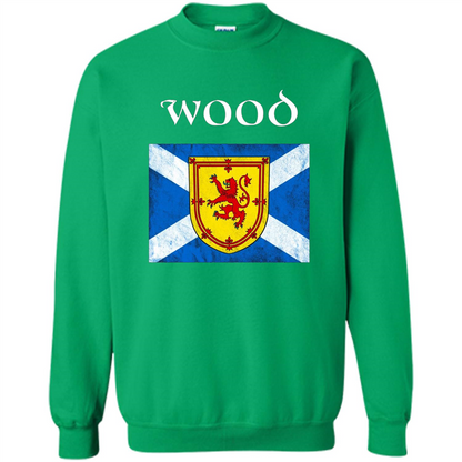 Scottish Clan Wood T-shirt Irish Green