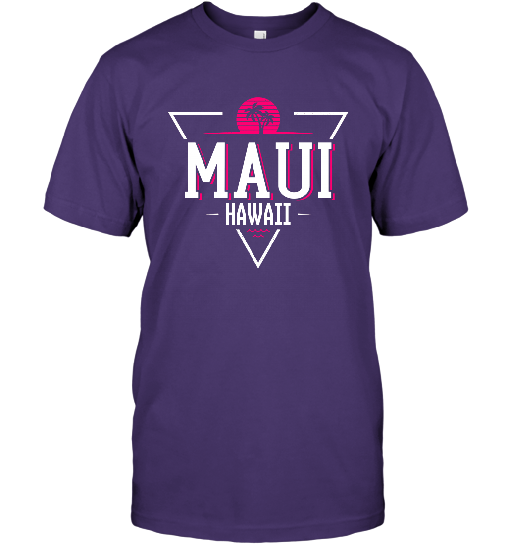 Maui Hawaii Summer Shirt T-Shirt T-Shirt Purple