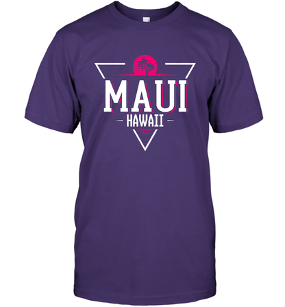 Maui Hawaii Summer Shirt T-Shirt T-Shirt Purple