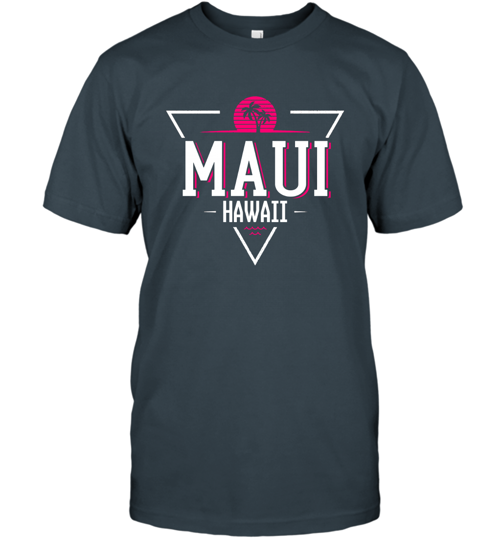 Maui Hawaii Summer Shirt T-Shirt T-Shirt Charcoal
