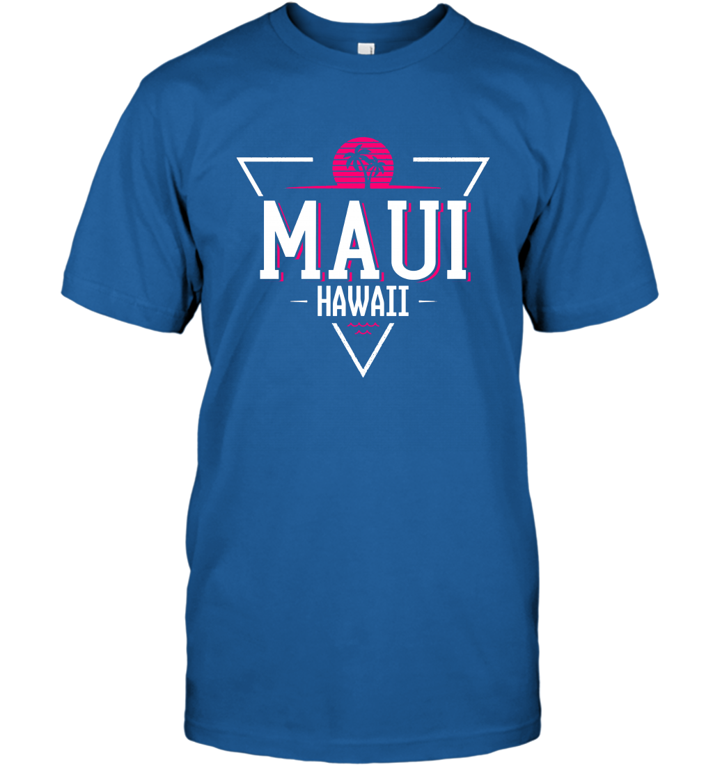 Maui Hawaii Summer Shirt T-Shirt T-Shirt Royal