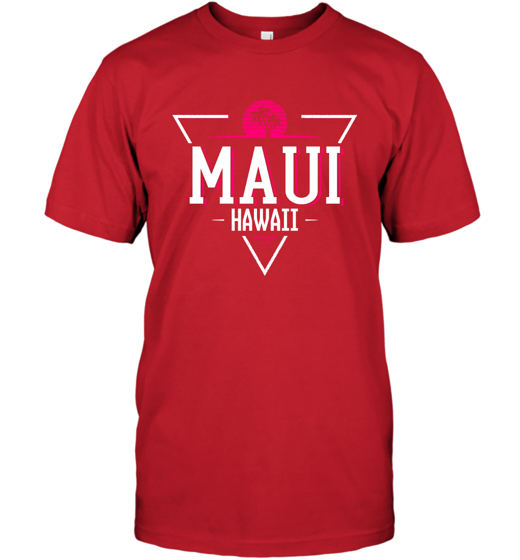 Maui Hawaii Summer Shirt T-Shirt T-Shirt Red