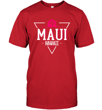 Maui Hawaii Summer Shirt T-Shirt T-Shirt Red