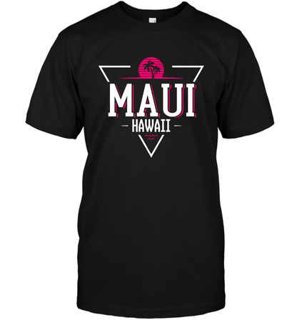 Maui Hawaii Summer Shirt T-Shirt T-Shirt Black
