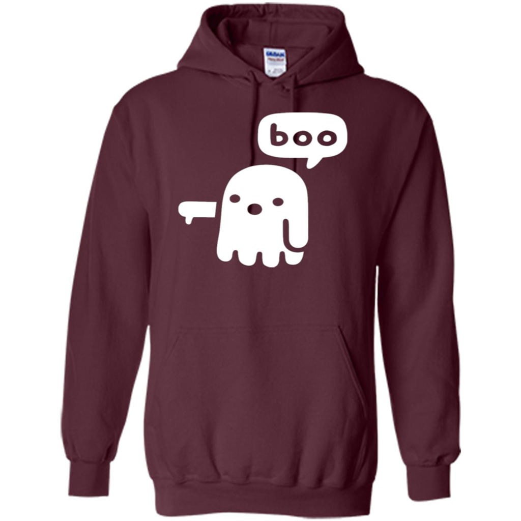 Ghost Of Disapproval T-shirt Boo Maroon