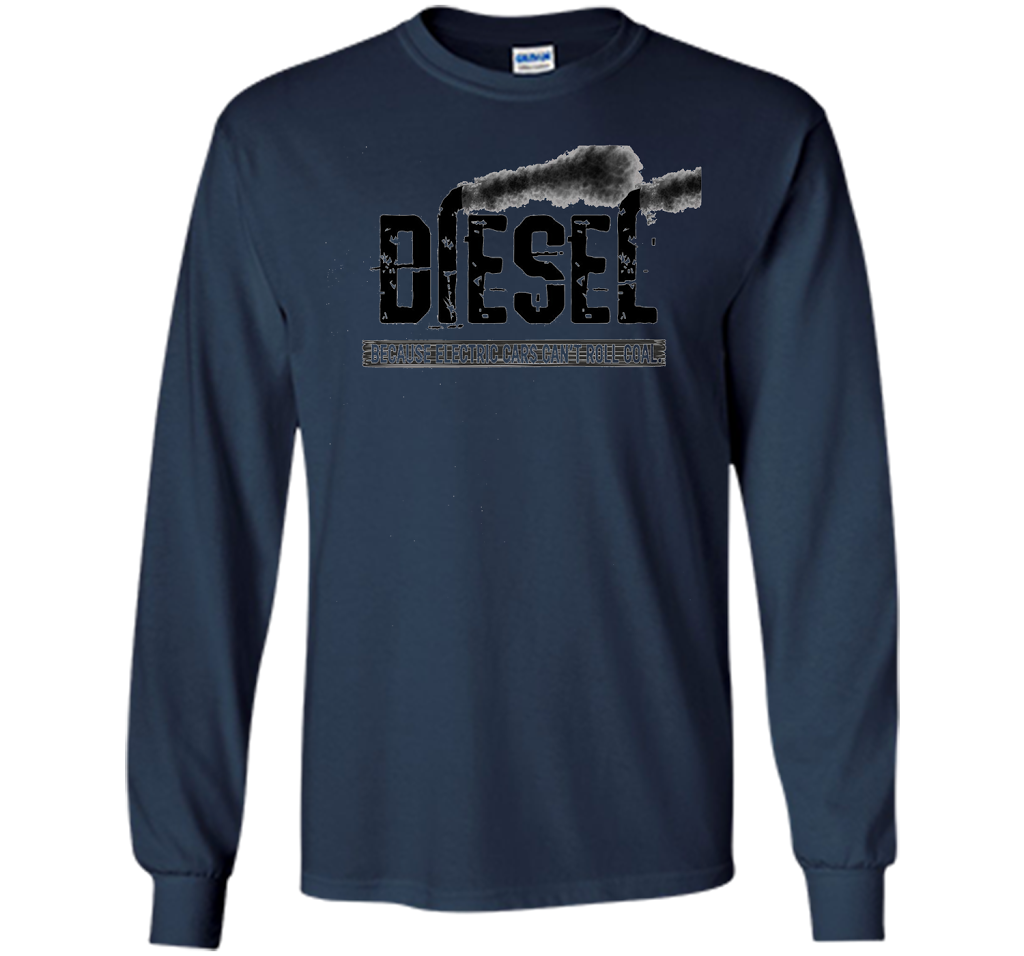Diesel Rolling Coal T-Shirt Black Smoke Lifted Truck T-shirt Navy