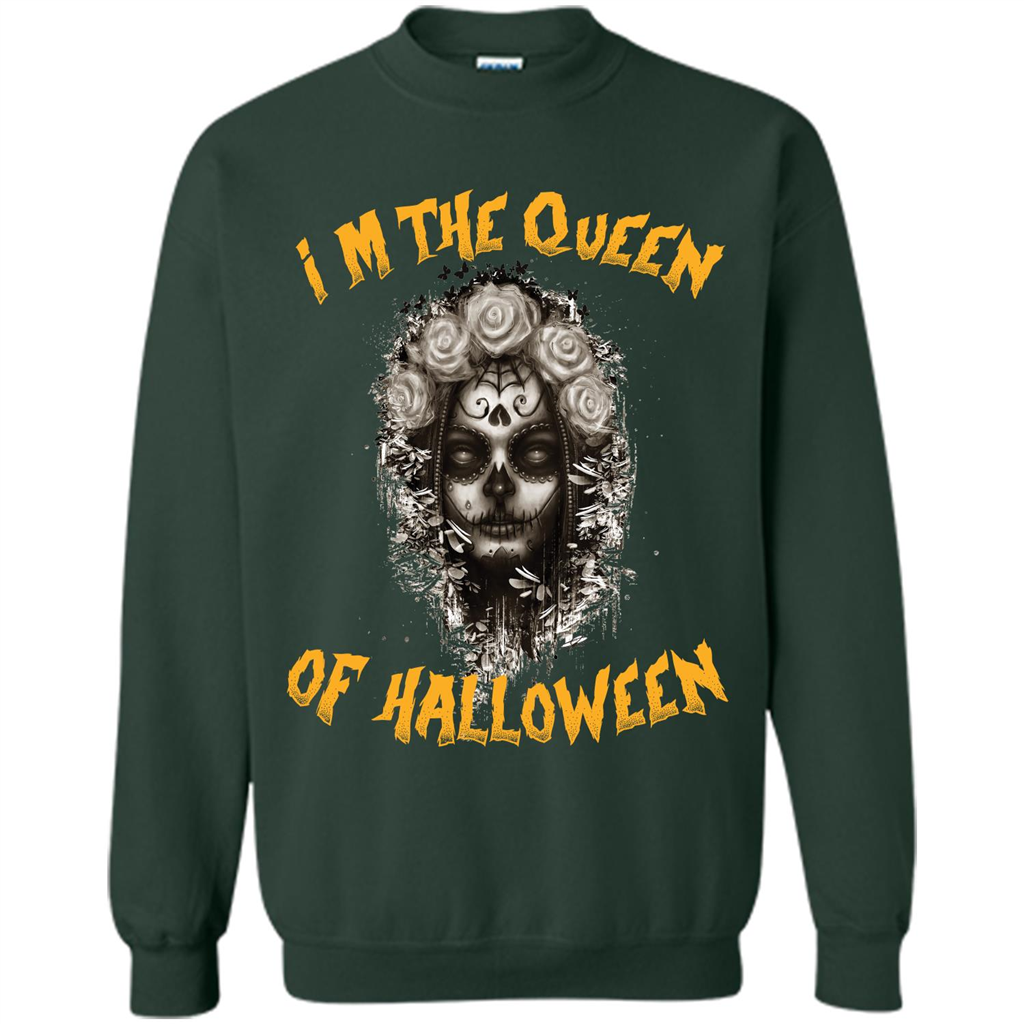 I’m The Queen Of Halloween T-shirt Forest Green