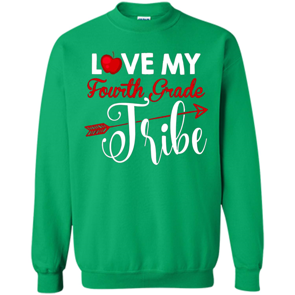 Love My Fourth Grade Tribe T-shirt School Day T-shirt Irish Green