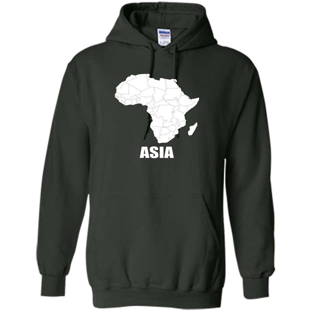 Africa Asia Funny t-shirts - Humor T-shirts Forest Green