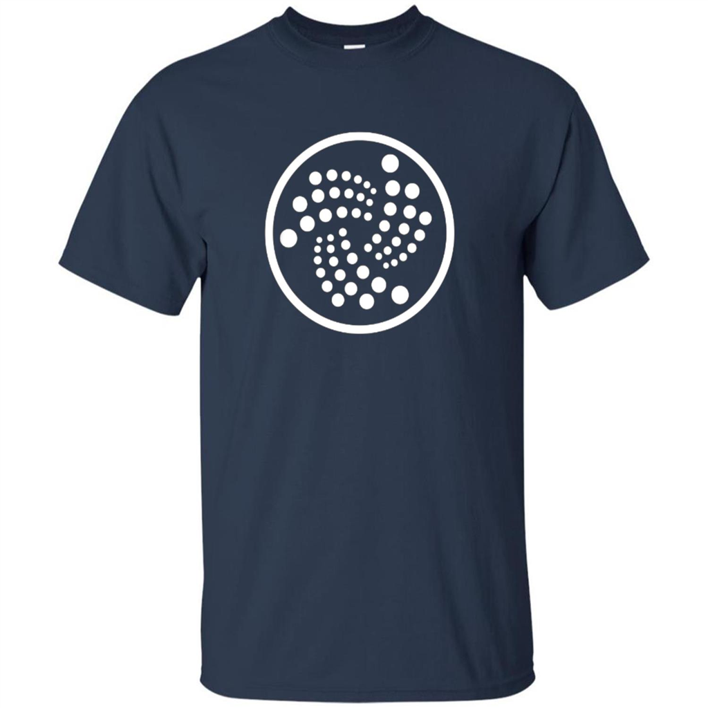 Iota T-Shirt - MIOTA Cryptocurrency Blockchain Token T-shirt Navy