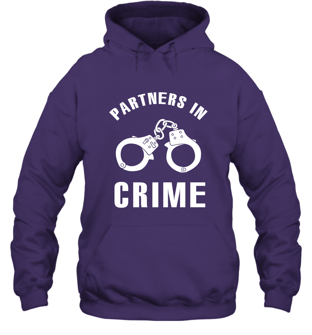 Partners In Crime Shirt Hoodie Hoodie Purple