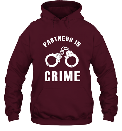 Partners In Crime Shirt Hoodie Hoodie Maroon