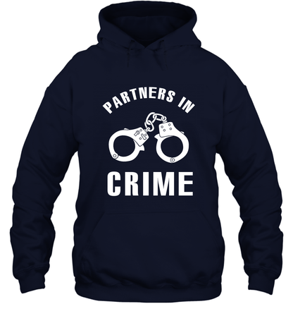 Partners In Crime Shirt Hoodie Hoodie Navy