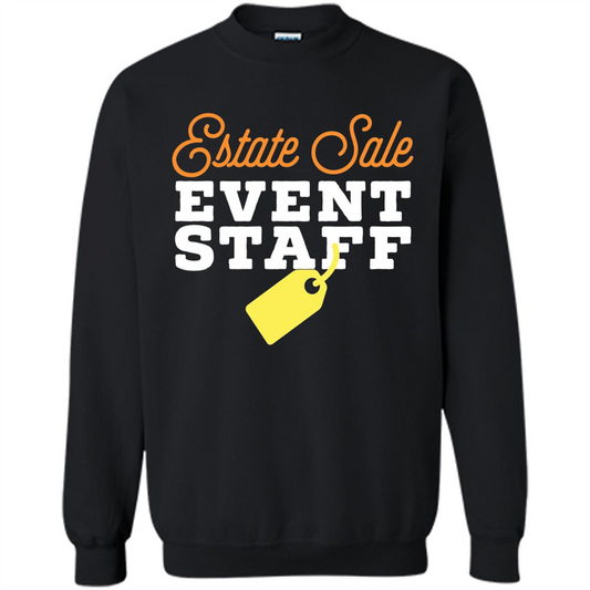 Estate Sale Event Staff T-shirt Black