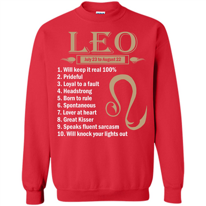 Leo Facts T-shirt