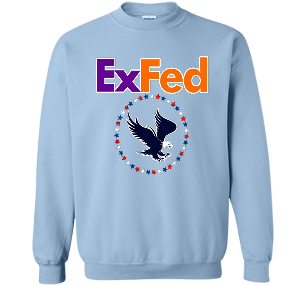Funny Retired Federal Government Worker EX FED T-shirt t-shirt Light Blue