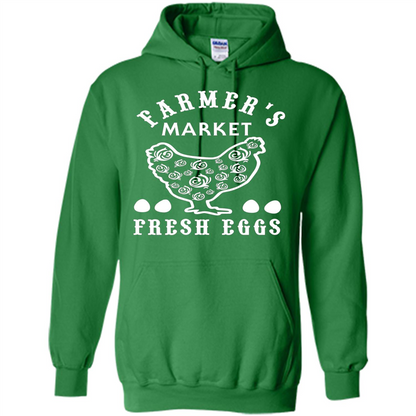 Famer's Market Fresh Eggs T-shirt Irish Green