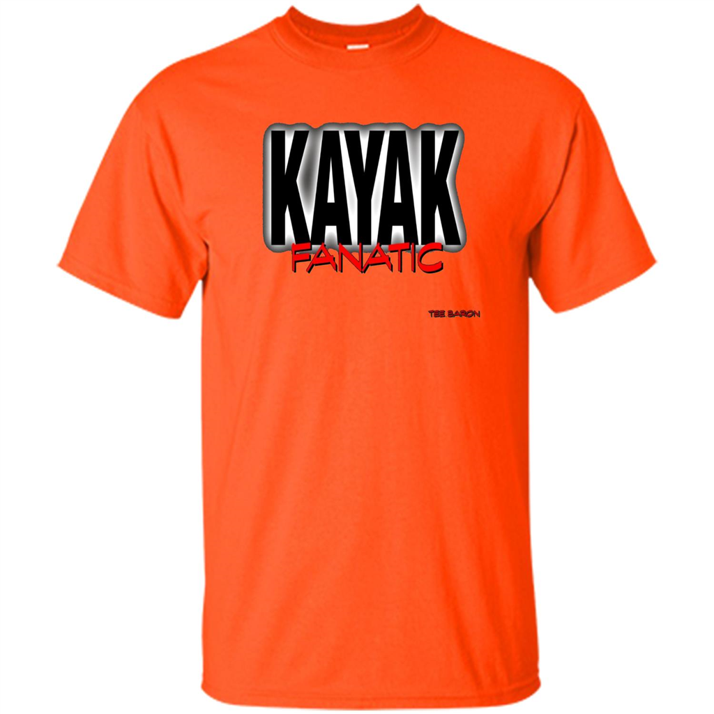 Kayak Fanatic T-Shirt Orange