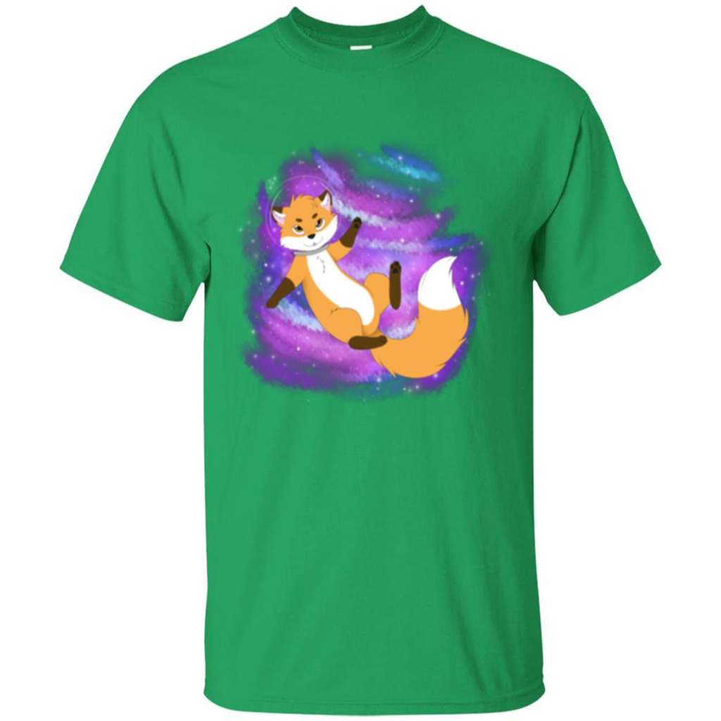 Space Fox T-shirt Irish Green