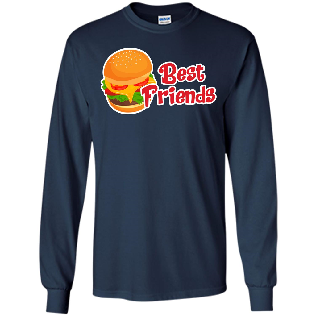 Hamburger T-shirt Best Friends T-shirt Navy