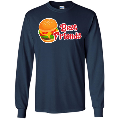 Hamburger T-shirt Best Friends T-shirt Navy