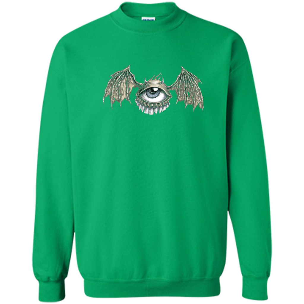 Eyebat T-shirt Scary Halloween Tshirt Irish Green
