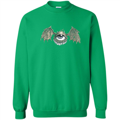 Eyebat T-shirt Scary Halloween Tshirt Irish Green