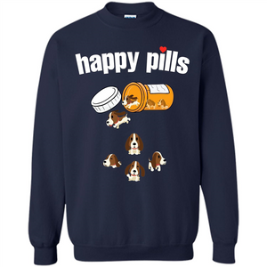 Dog Lover T-shirt Happy Pills T-shirt