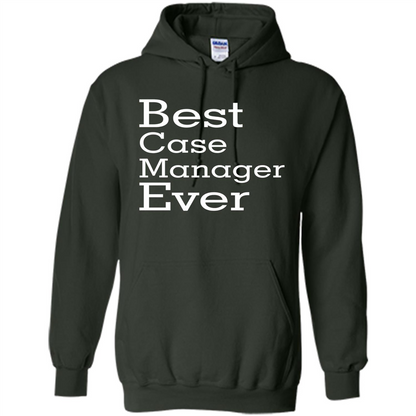 Best Case Manager Ever-Christmas Gift T-shirt Forest Green
