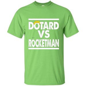 Funny American President T-shirt Dotard Vs Rocketman T-shirt