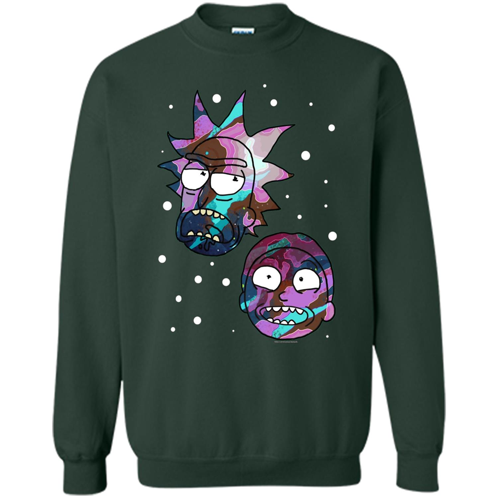 Movie T-shirt Space Heads Forest Green