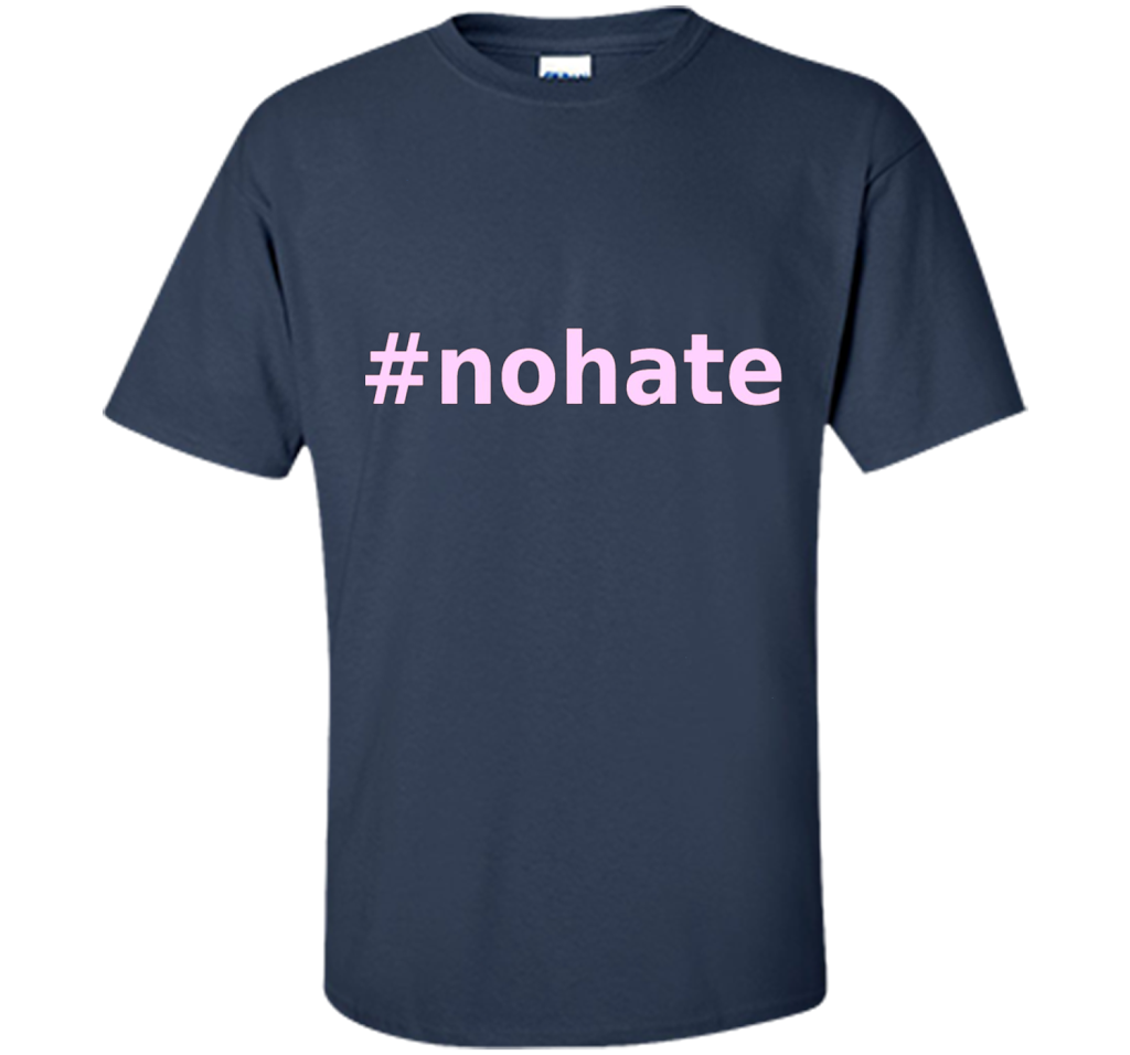 Charlottesville no hate t-shirt shirt Navy