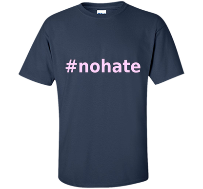 Charlottesville no hate t-shirt shirt Navy