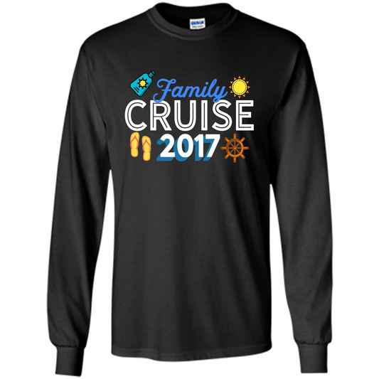 Family T-shirt Family Cruise 2017 Black