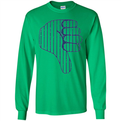 Baseball T-shirt Baseball Celebration Thumbs Down T-shirt Irish Green