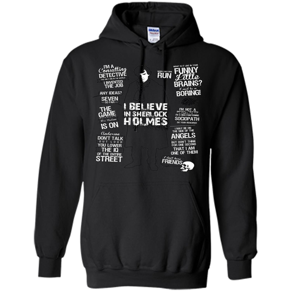 Detective Quotes To A Great Mind Nothing Is Little T-shirt Black