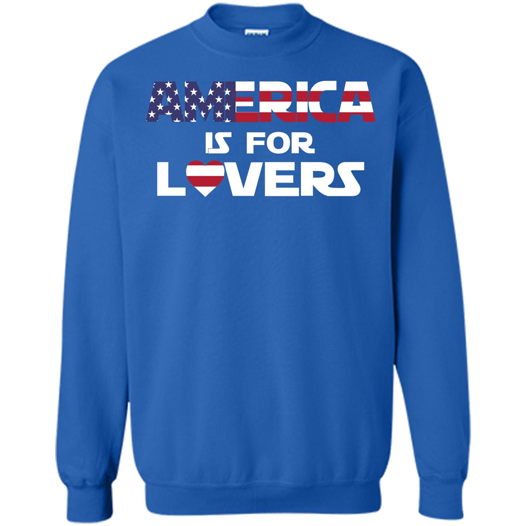 America Is For Lovers T-shirt Royal