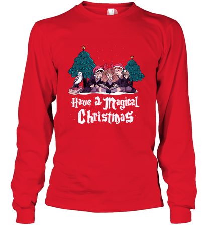 Have A Magical Christmas Harry Potter Long Sleeve T-Shirt Long Sleeve T-Shirt Red