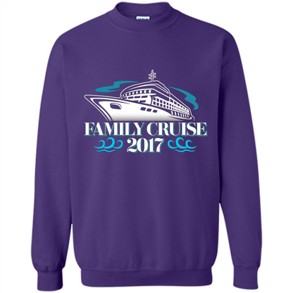 Family Cruise 2017 Vacation T-shirt Orange