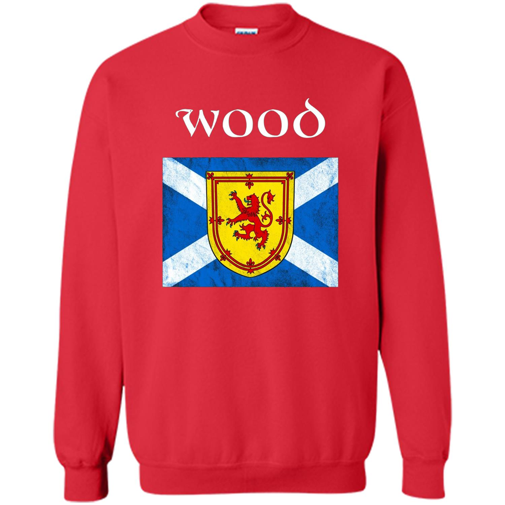 Scottish Clan Wood T-shirt Red