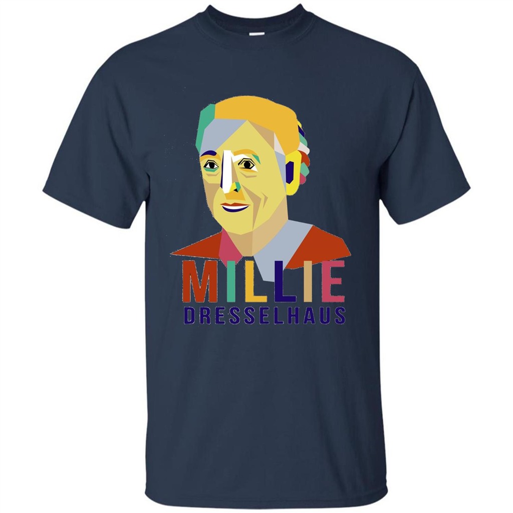 Mildred Dresselhaus - The Queen Of Carbon Science T-shirt Navy