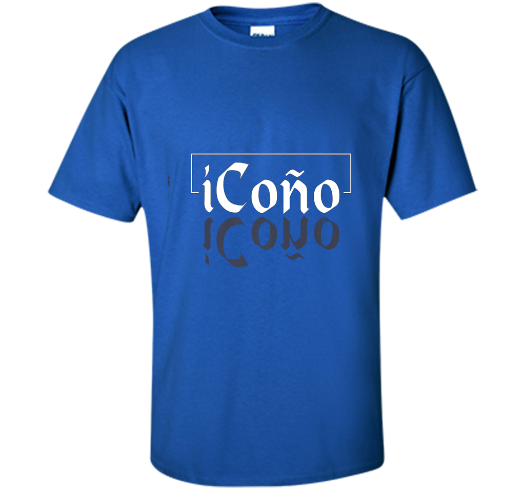 iCono Spanish T-Shirt Bilingual Puerto Rico PremiumTee shirt Royal