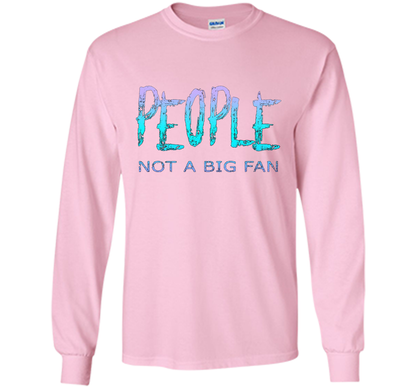 People Not A Big Fan T-shirt Light Pink
