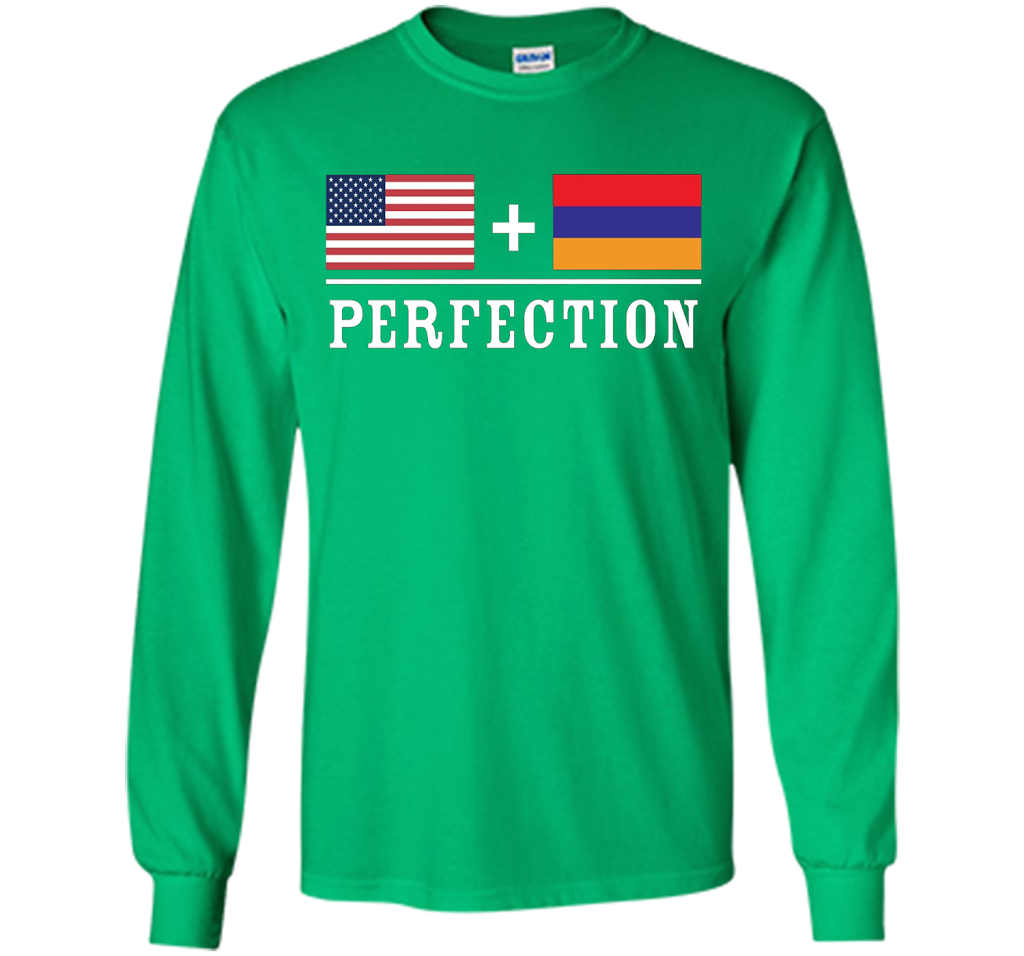 American + Armenian = Perfection Flag T-Shirt t-shirt Irish Green