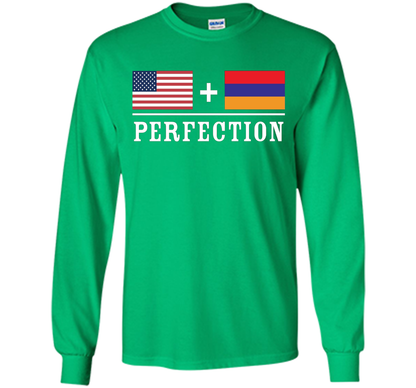 American + Armenian = Perfection Flag T-Shirt t-shirt Irish Green