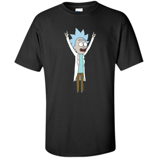 Movie Lover. Tiny Rick T-shirt Black