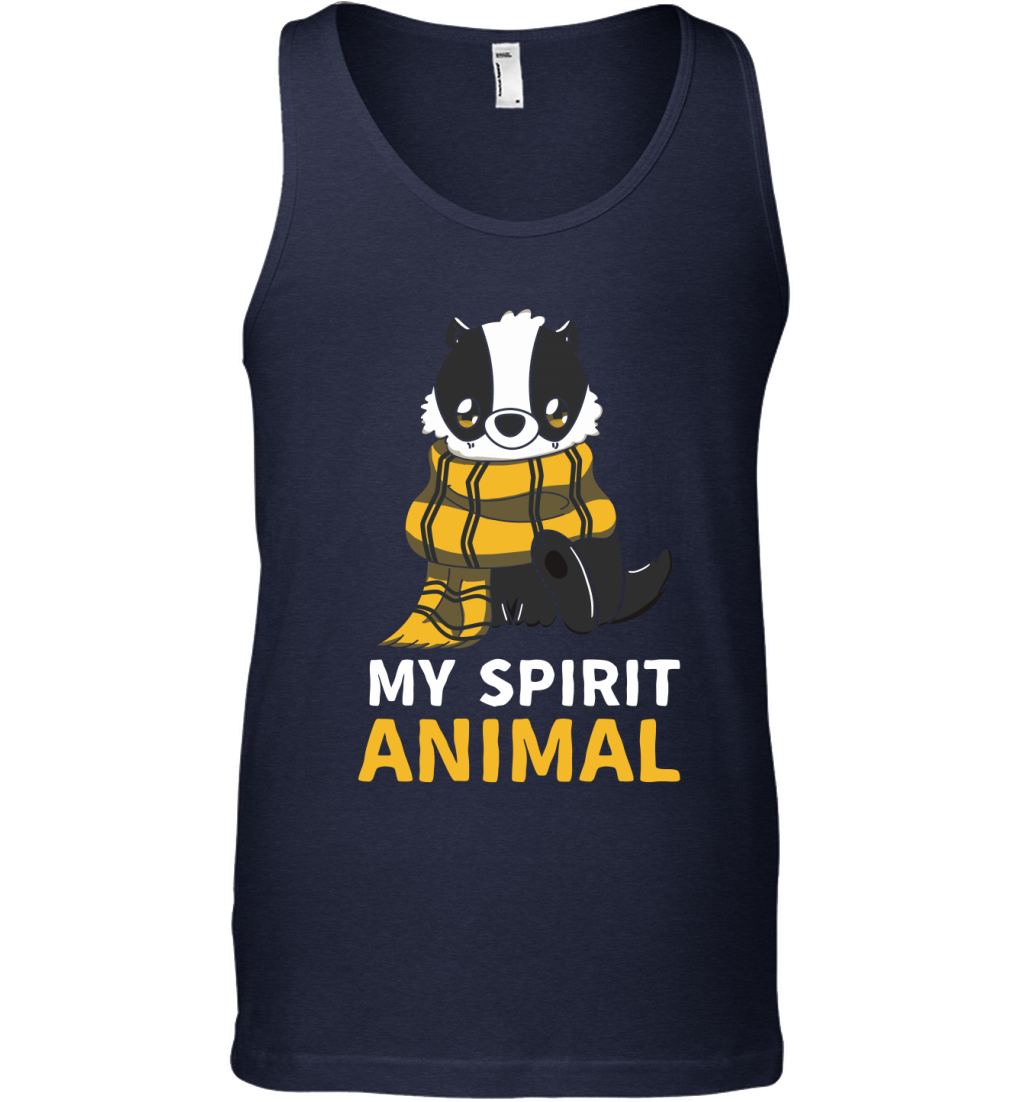 Hufflepuff - My Spirit Animal Harry Potter Tank Top Tank Top Navy