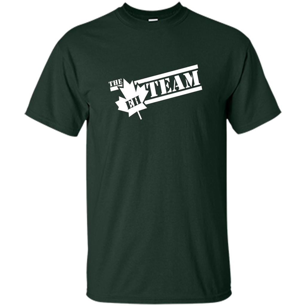 Funny The EH Team Canada T-shirt Forest Green