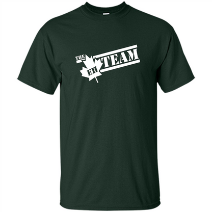 Funny The EH Team Canada T-shirt Forest Green